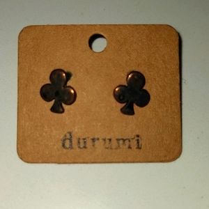 Copper clover earrings NWT